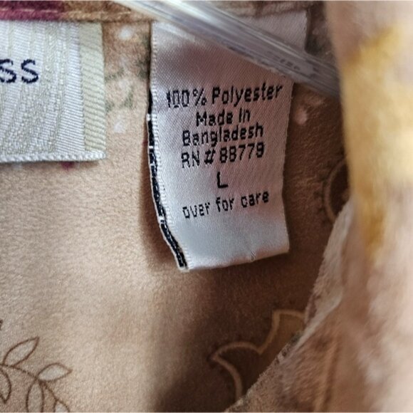 Lemon Grass sz lg button up blouse - Picture 3 of 10